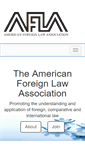 Mobile Screenshot of afla-law.org